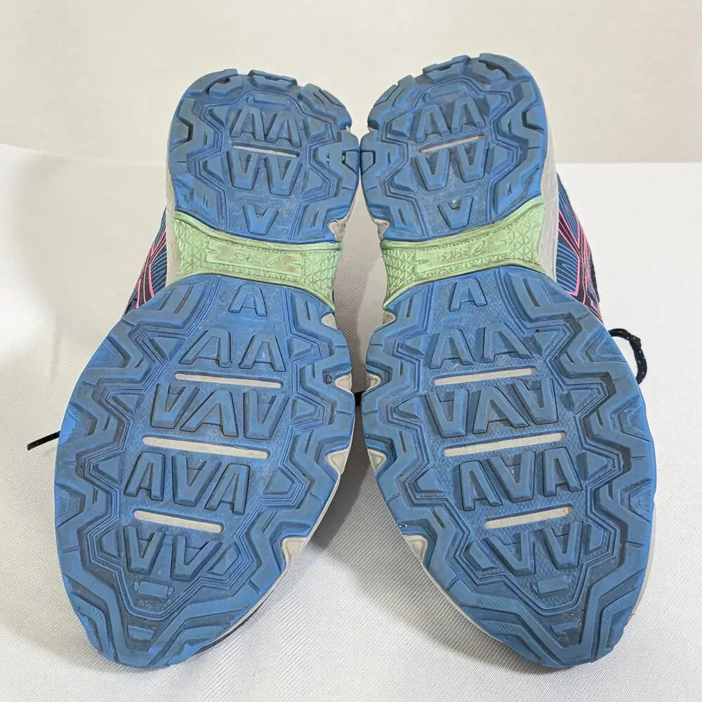 Asics Running Shoes Womens 8 GEL-VENTURE 7 Blue Comfort Low Top Trainer Sneakers